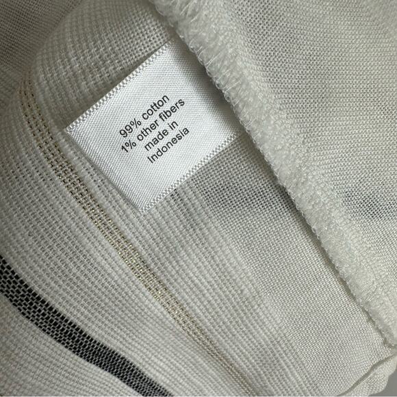 NWT Lane Bryant Striped Cotton Knit A Line Tunic Swing Tank top Size 14 - Picture 6 of 7